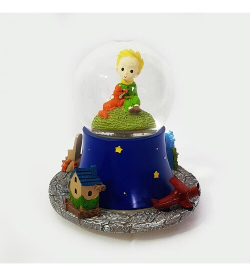 Küçük Prens Temalı Işıklı, Müzikli Kar Küresi