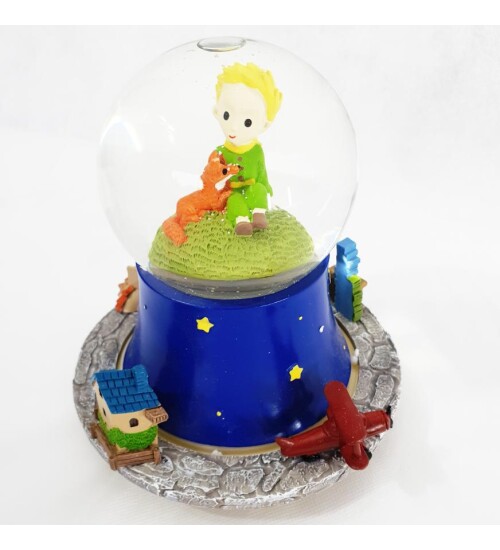 Küçük Prens Temalı Işıklı, Müzikli Kar Küresi