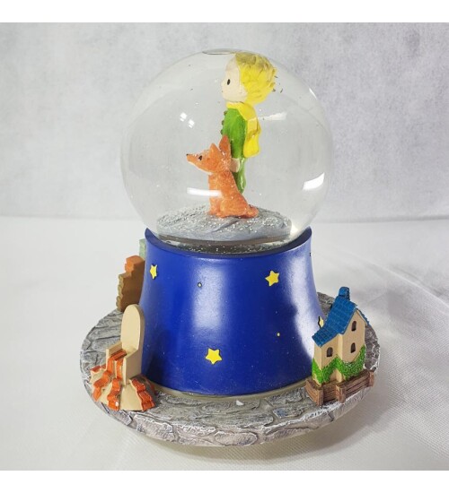 Küçük Prens Temalı Işıklı, Müzikli Kar Küresi