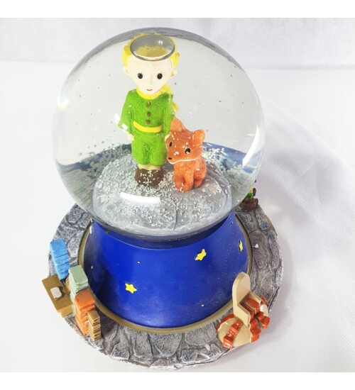 Küçük Prens Temalı Işıklı, Müzikli Kar Küresi