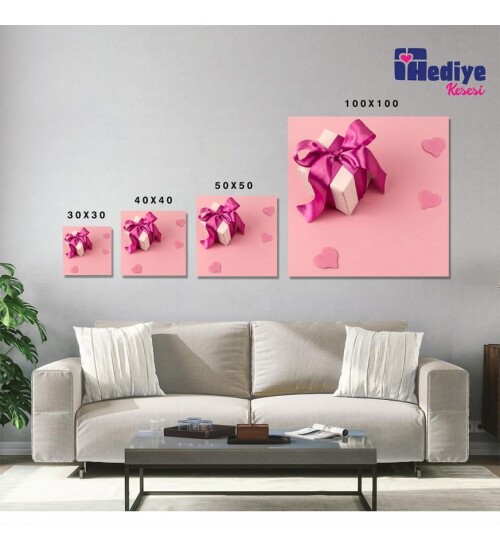 Vav ile İstanbul Kanvas Tablo