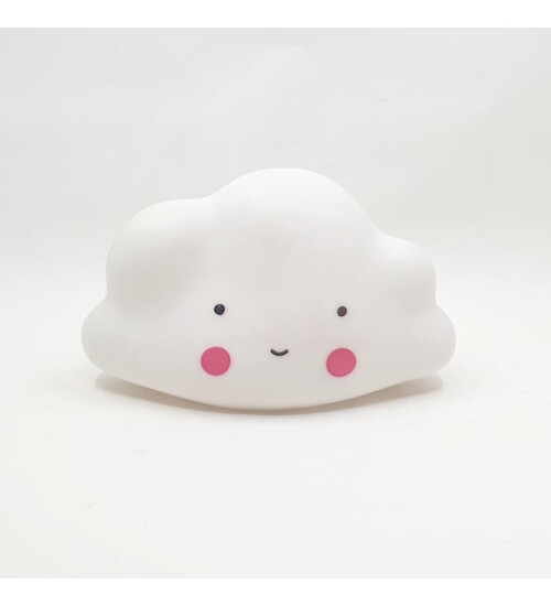 Led Işıklı Gülen Bulut Masa Lambası