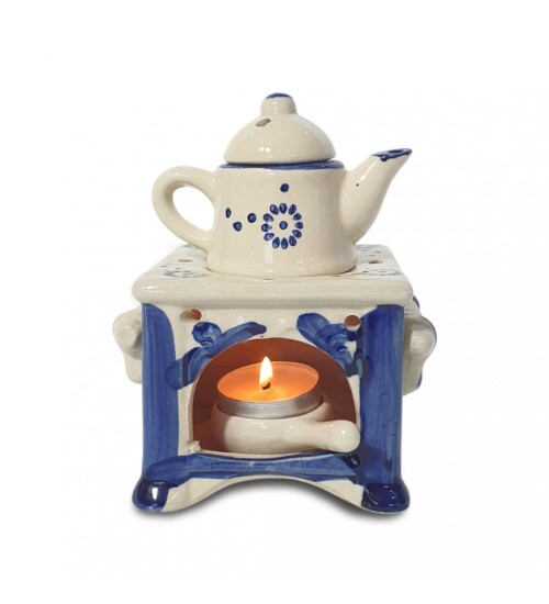 Nostaljik Şömine Demlik Buhurdanlık