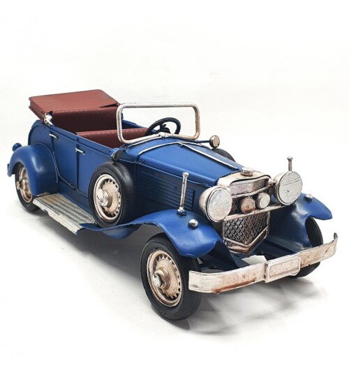 Nostaljik Üstü Açık Metal Araba