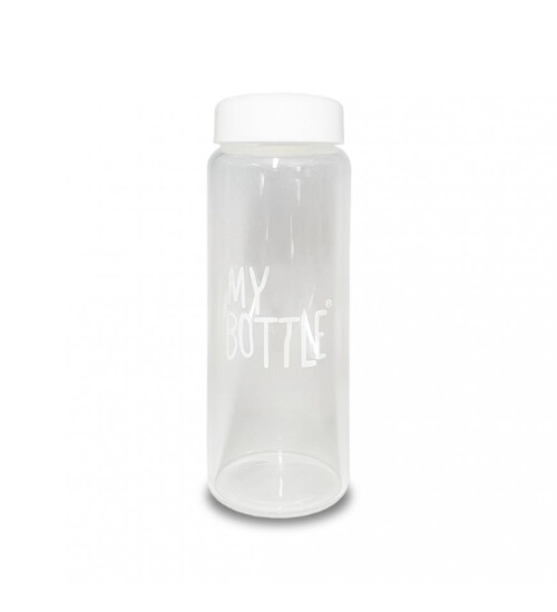 Süzgeçli ve Bez Keseli 500 ml Cam Matara