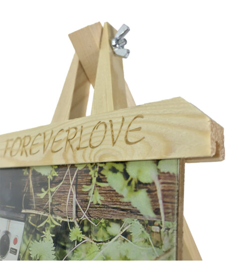 Ahşap Şovalye Tuval Fotoğraf Çerçeve HK2696