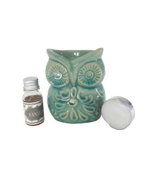 Baykuş Görünümlü Buhurdanlık Set