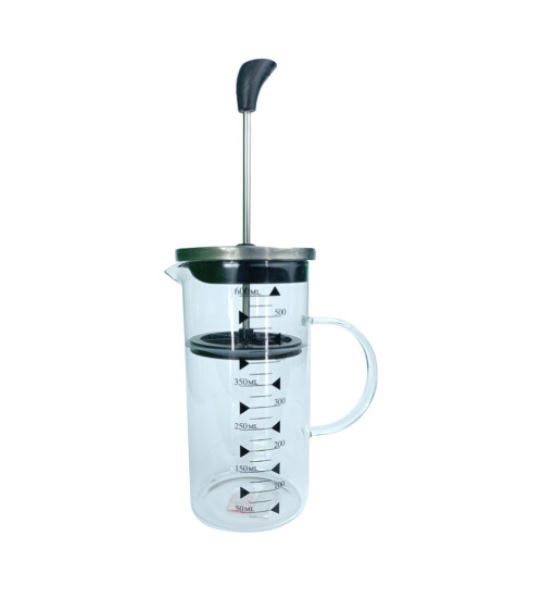 Cambu Borosilikat Cam French Press 3ü 1 arada 600 ml