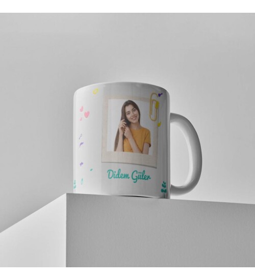 Kişiye Özel 2023 Temalı Fotoğraf Baskılı Porselen Kupa Bardak HC2030