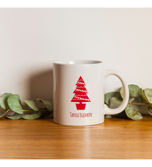 Kişiye Özel Yılbaşı Mutlu Yıllar İsme Özel Baskılı Kupa Bardak HK3765