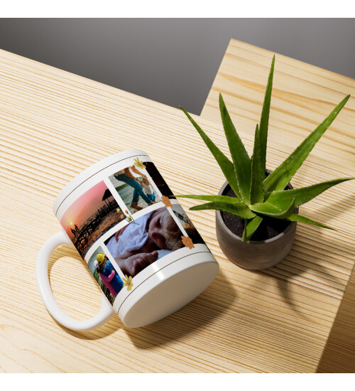 Kişiye Özel 8 Fotoğraflı Kupa Bardak HK5004