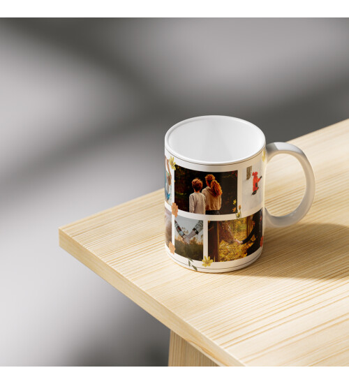 Kişiye Özel 8 Fotoğraflı Kupa Bardak HK5004