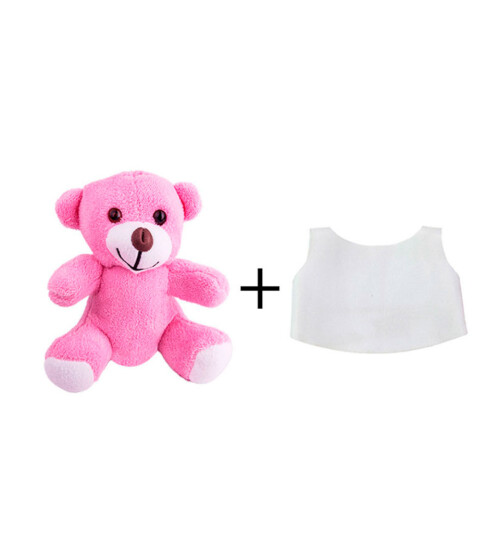 Kişiye Özel Anneler Günü Baskılı Peluş Pembe Ayı HK2658