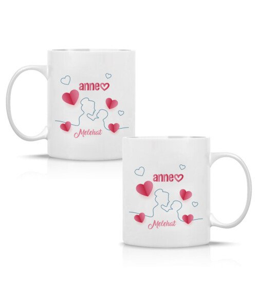 Kişiye Özel Anneler Günü İsim Baskılı Kupa Bardak HK2635