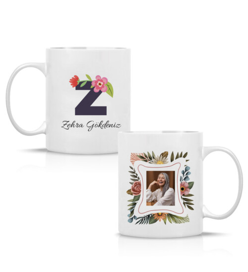 Kişiye Özel Anneler Günü İsim ve Fotoğraf Baskılı Kupa Bardak HK2634