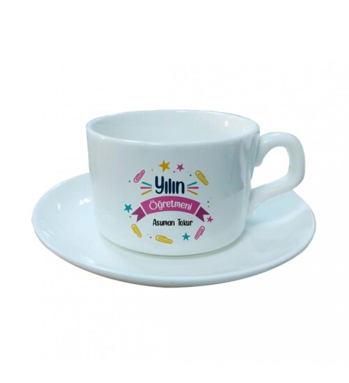 Kişiye Özel Öğretmenler Günü Baskılı Fincan HK2337