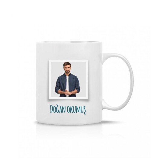 Kişiye Özel Öğretmenler Günü Fotoğraf Baskılı Porselen Beyaz Kupa Bardak HK2343