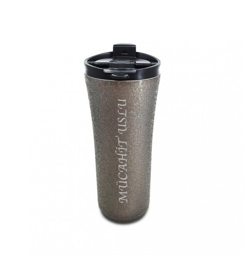 Kişiye Özel Paslanmaz Çelik French Press Termos 500 ML