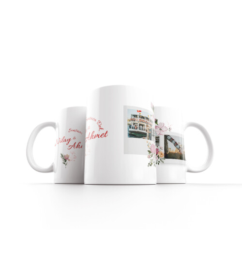 Kişiye Özel Sonsuza Dek Sevgililer Günü Temalı Kupa Bardak HK5007