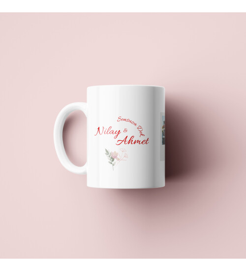 Kişiye Özel Sonsuza Dek Sevgililer Günü Temalı Kupa Bardak HK5007