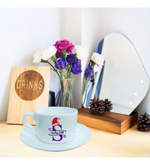 Kişiye Özel Yeniyıl Temalı 2li Set Baskılı Fincan HK2425