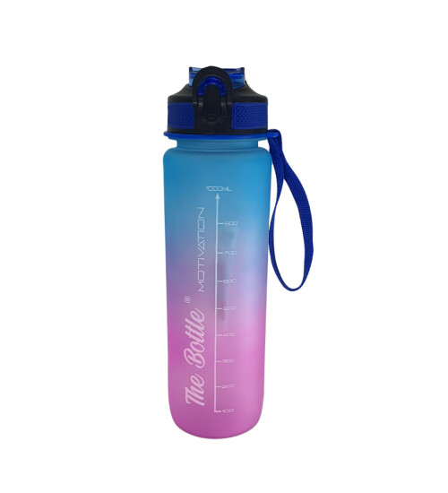 Pipetli, Çift Renkli, Mika Motivasyon Matarası 1 Lt HK2735