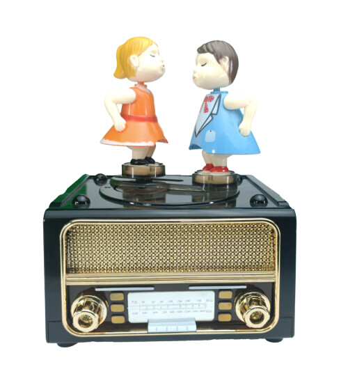 Radyo Valentine Kiss Model Müzik Kutusu HK2891