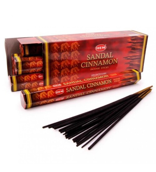 Sandal Ağacı ve Tarçın (Sandal Cinnamon Hexa) 20li Çubuk Tütsü