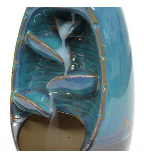 Şelale Model Seramik Tütsülük ve Buhurdanlık Mavi HK2590