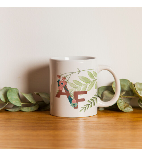 Sevgililer Günü Harf Baskılı Kişiye Özel Kupa Bardak HK5010