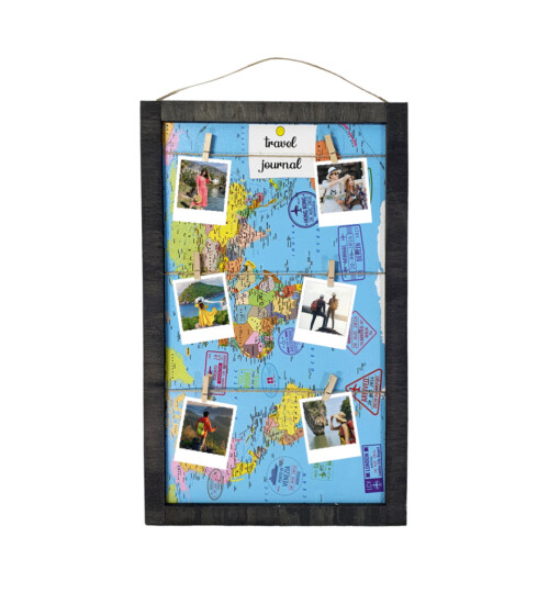 Seyahat Gezgini (Travel Journal) Tasarım İpli Fotoğraf Çerçevesi HK2724