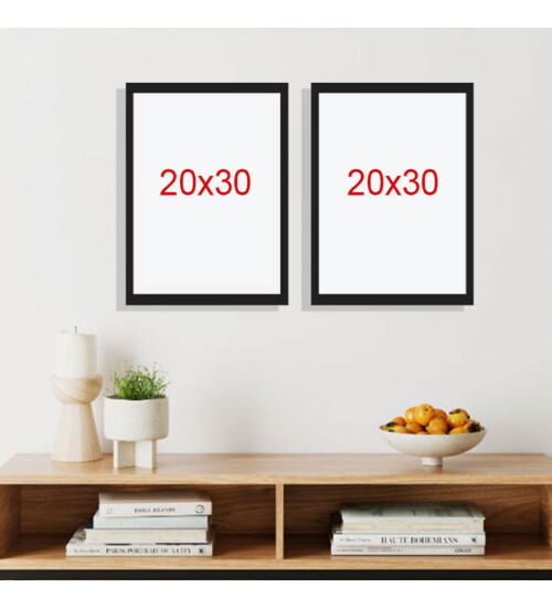 Fotoğraf Baskılı Yapışkanlı Sök Tak Siyah Çerçeve 20x30cm HK5012