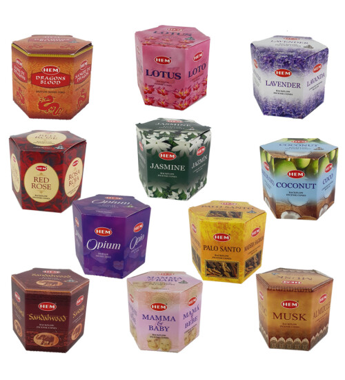 Yasemin (Jasmine) Geri Akış Şelale 10lu Tütsü Mumu