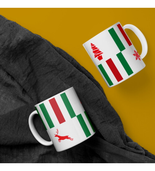 Yılbaşı İkonları Temalı Kupa Bardak HK3767