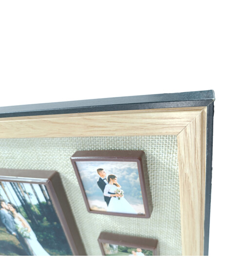 FOTO BASKILI 5li Ahşap Fotoğraflı Magnet Çerçeve - 18x33 HK5024