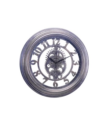 Antik Gümüş Duvar Saati 49 cm HK226