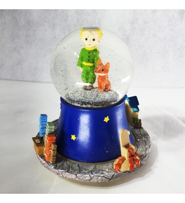 Küçük Prens Temalı Işıklı, Müzikli Kar Küresi