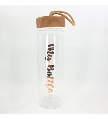My Bottle 550 ML Gold Kapak Borosilikat Cam Matara